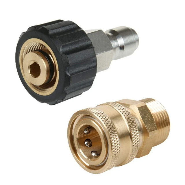 Lot De 2 Adaptateurs Valve Française Presta Vers Américaine - Laiton, Raccord Rapide Pour Pompe Vélo, Voiture