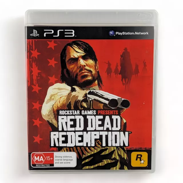 Red Dead Redemption Rockstar Games PS3 Video Game w/ Map and Manual