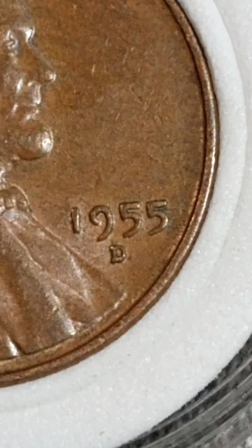 1955 D Lincoln Wheat Cent Double Die Obverse