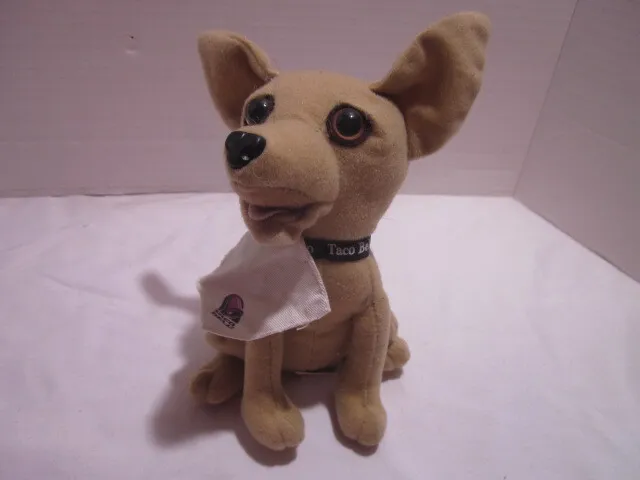 Chihuahua Dog  7'' Plush Stuffed Animal Toy Collectibles Taco Bell Hungry
