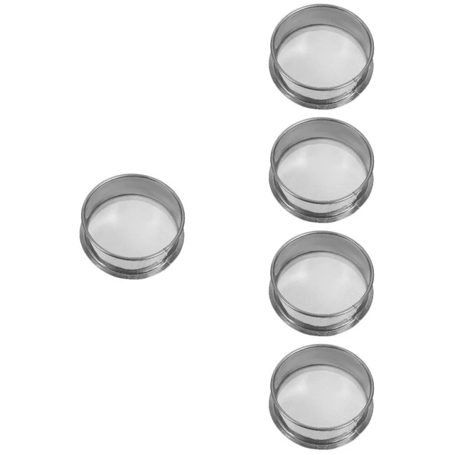 Passoire Fine 200/400 Mesh - 2 PCS - Nylon Alimentaire - Pour Jus, Lait, Café - 24x14.5 Cm