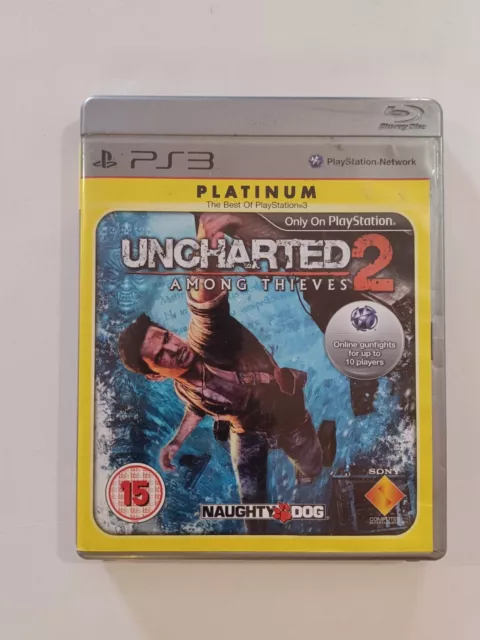 PS3 GAME UNCHARTED 2 AMONG THIEVES GAME OF THE YEAR ED NEW -Download Card  Code