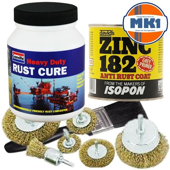 VW GOLF MK1 Mk2 Mk3 Mk4 Gti Industrial Strength 9pce Rust Remover