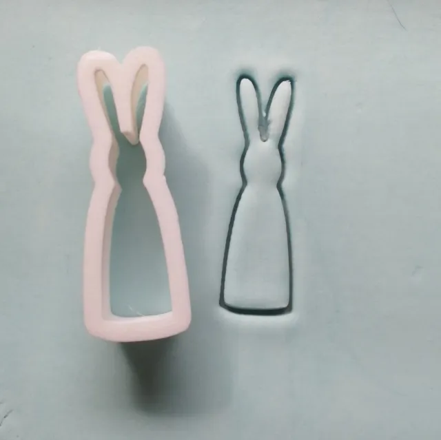 Tall Skinny Rabbit Easter Cookie Cutter Biscuit Dough Pastry Fondant Bunny