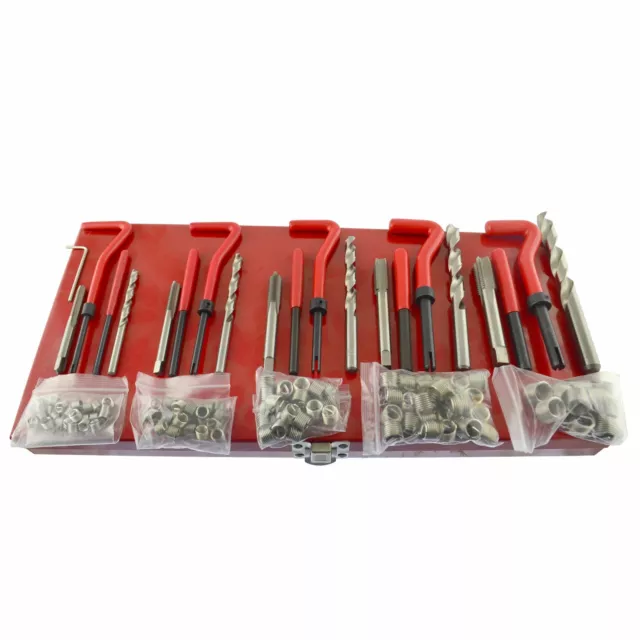 Thread installation and repair kit helicoil set 131pc metric sizes M5-M12 AN133 2