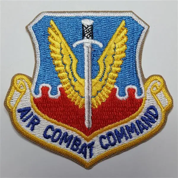 U.s. Air Force Air Combat Command Color Aufnäher Patch Usaf