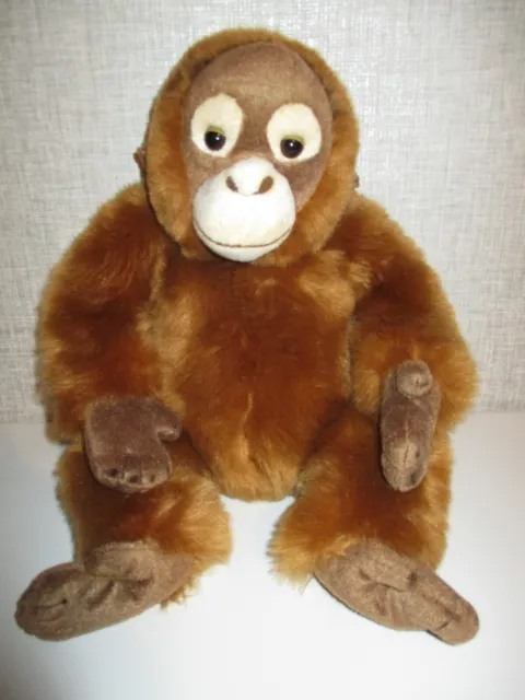 Living Nature Orangutan Soft Fluffy Teddy Ape Monkey Cuddly Soft Plush Toy !