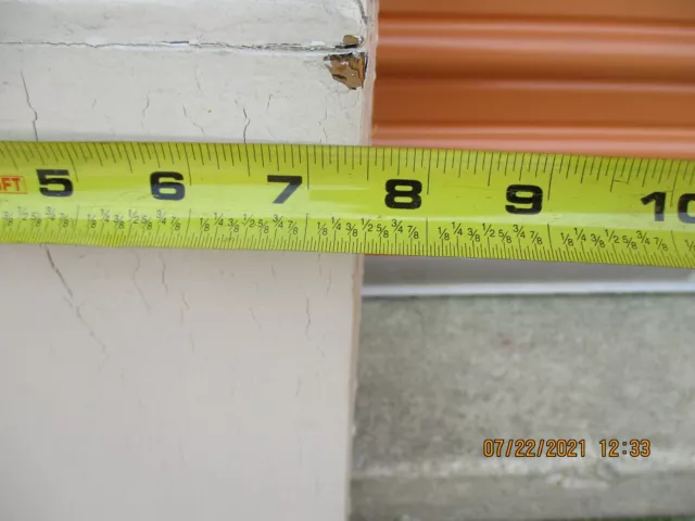 Newel Post Rounded Flat Top Scroll Corners Bullseyes  We Ship!!!!!! Lot 1 3