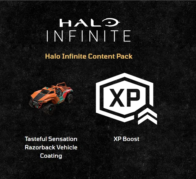 HALO INFINITE TASTEFUL Sensation Razorback Vehicle Coating + XP Boost