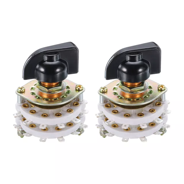 2 Pole 10 Position Band Selector 1 Deck for TV Radio Home Machine 2 Pcs