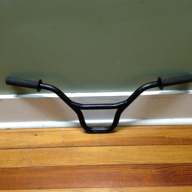 Guidon BMX Old School ORYX Noir, Acier, Diamètre 22.2 Mm, Neuf (stock Ancien)