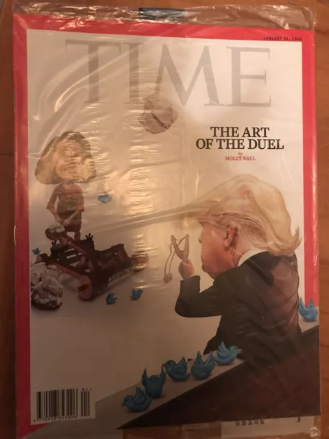 Time Magazine 2019 Trump Nancy Pelosi US The Art Of The Duel NEW SEALED No Label