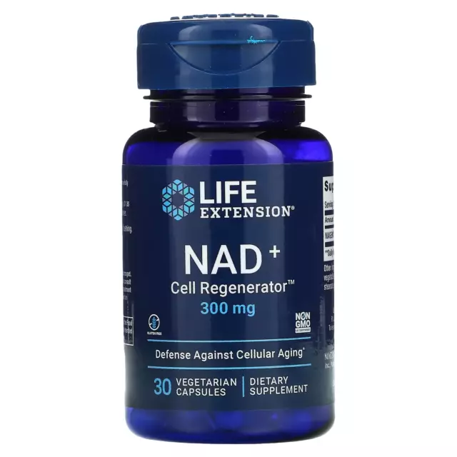 Life Extension - Nad+ Cell Regenerator - 300 Mg - 30 Veg Caps - Exp: 2025