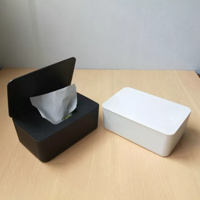 Dustproof Wet Wipes Storage Box With Lid Household Desktop Tissue Storage Box Sp