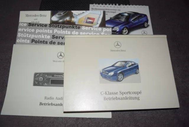 Betriebsanleitung Bordmappe Mercedes C-Klasse Sportcoupe CL203  erstklassig