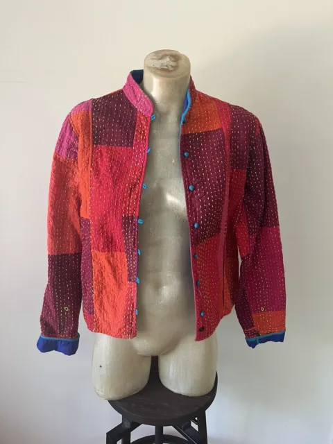 Boom Shankar cotton patchwork jacket 10