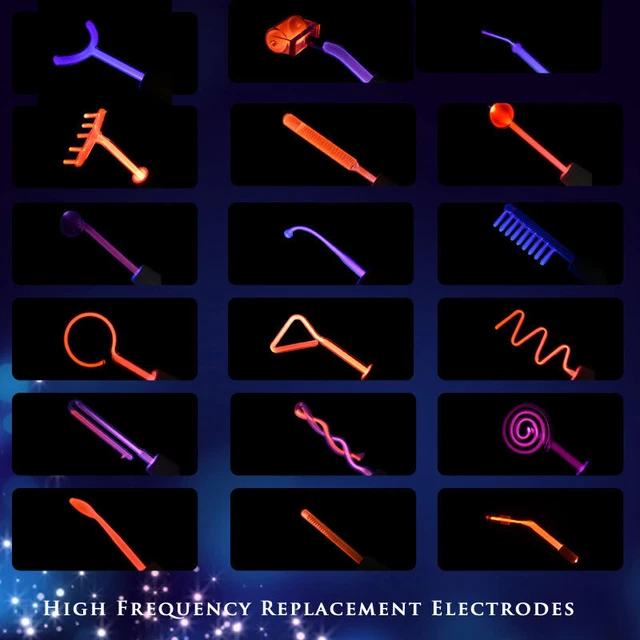 HIGH FREQUENCY REPLACEMENT Electrode Violet Orange Electrode For Anti