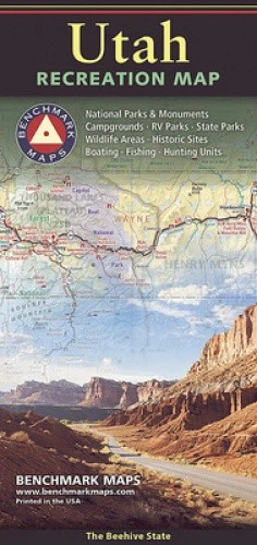 UTAH RECREATION MAP by Benchmark Maps [Sheet map, folded] £10.77 ...