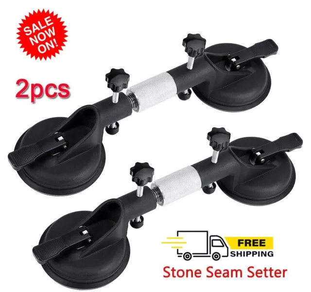 2PCS 120mm Seam Leveling Joining Seam Setter Stone Tiles Suction Cup Gluing Tool