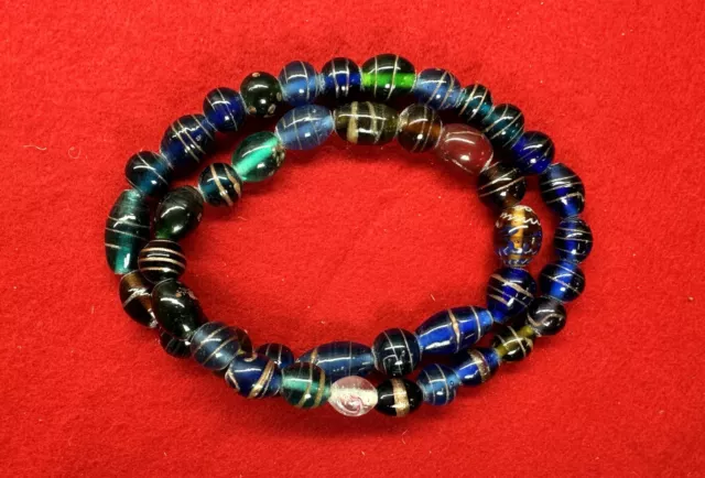 Mixed-Color Mixed-Pattern & Shape Glass Trade Beads