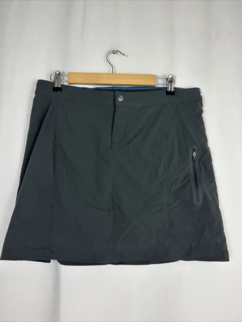 Columbia Womens Size 12 Omni-Shield Gray Skort Nylon Active Skirt 34x15