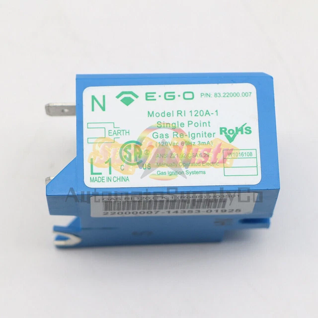EGO/Tytronics RI 120A-1 Replacement Part – Also Fits Vulcan Hart 720385 & Whirlpool W10116108