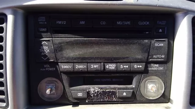 Audio Equipment Radio Am-fm-cd 4 Speaker Fits 02-04 MAZDA TRIBUTE 70651