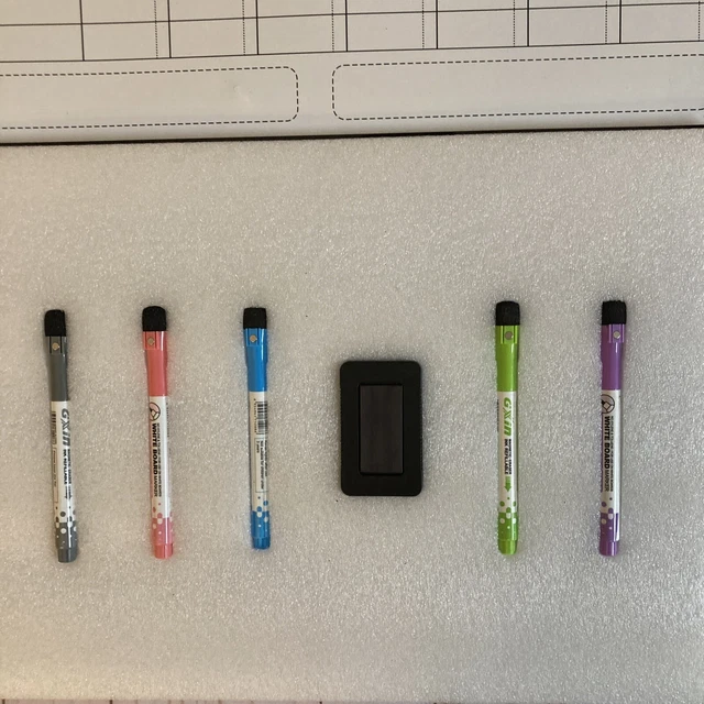 MAGNETIC BLACK DRY Erase Chore Chart for Multiple Kids and Adults ...