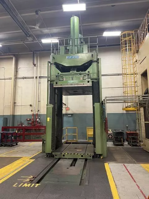 224 Ton Reis Hydraulic 4 Post Spotting Press