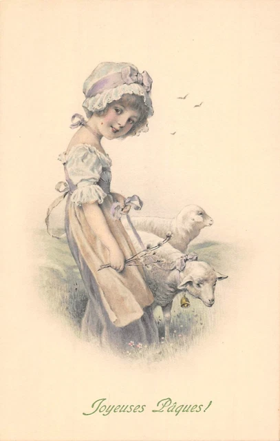 Une petite fille avec son chiot noir et blanc - puzzle en ligne