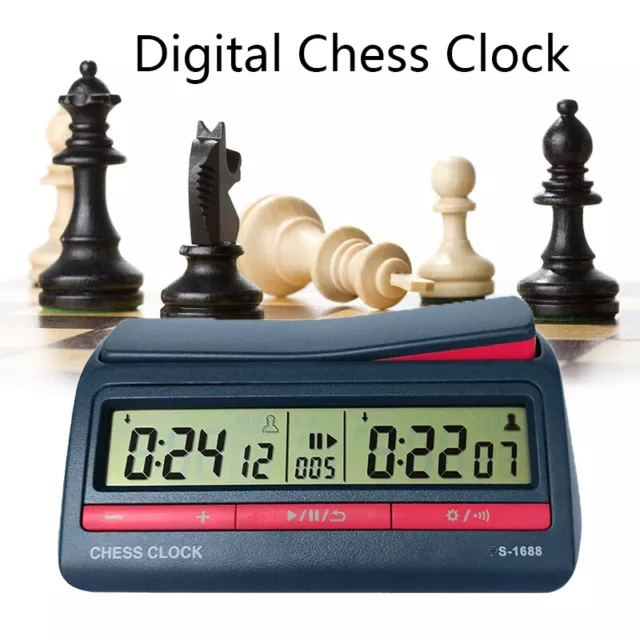 Schachuhr Professional Digitale Schachtimer w/Weckfunktion Schachuhr Chess Timer