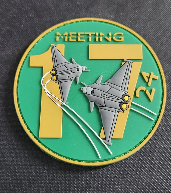 Patch PVC Rafale – Flottille 11F 'Kimono Pizza' – Aéronavale Française – Neuf