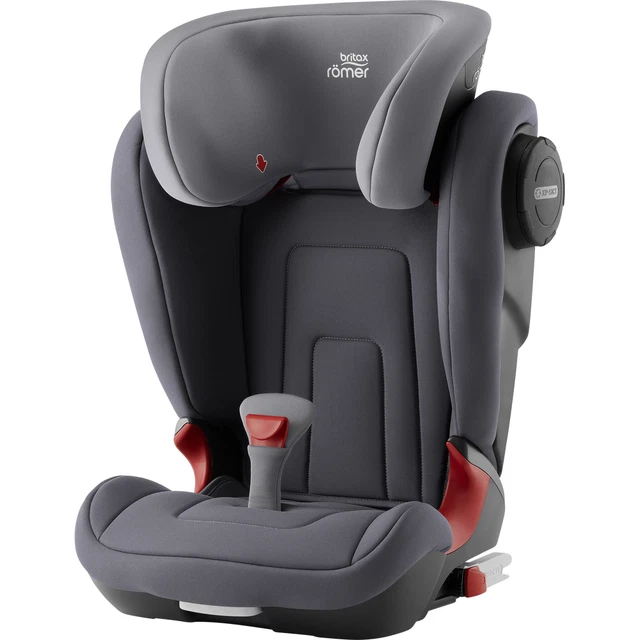 Grupo de asiento de coche para niños Britax Römer KIDFIX 2 S ISOFIX 2/3, 4 - 12 años, gris tormenta