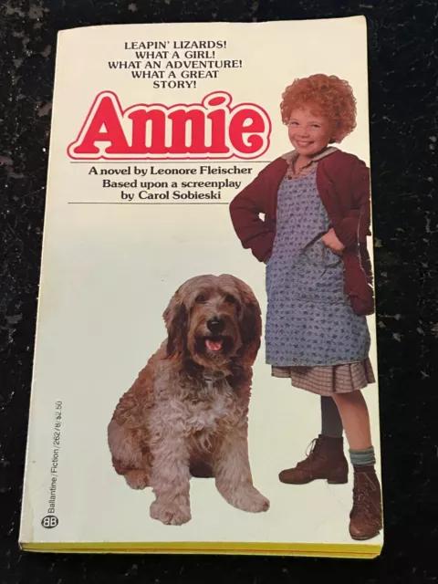 ANNIE by Leonore Fleischer (Paperback, 1982) NOVELIZATION OF MOVIE