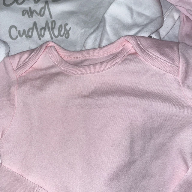 bundle of 7 baby girls 6-9 months long sleeve bodysuits, 3