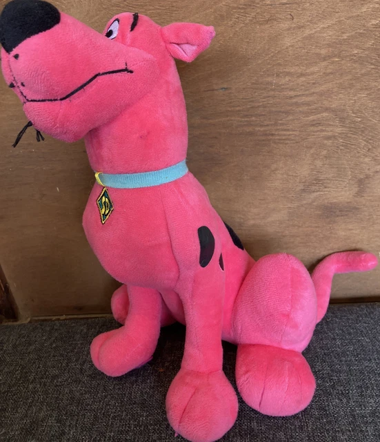 HANNA BARBERA PINK Scooby Doo Dog Soft Toy Plush Collectable By Bandai