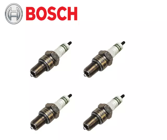 x4 Bosch W8CC Spark Plugs For VW Transporter AirCooled T25 80-83 Type 2 72-79