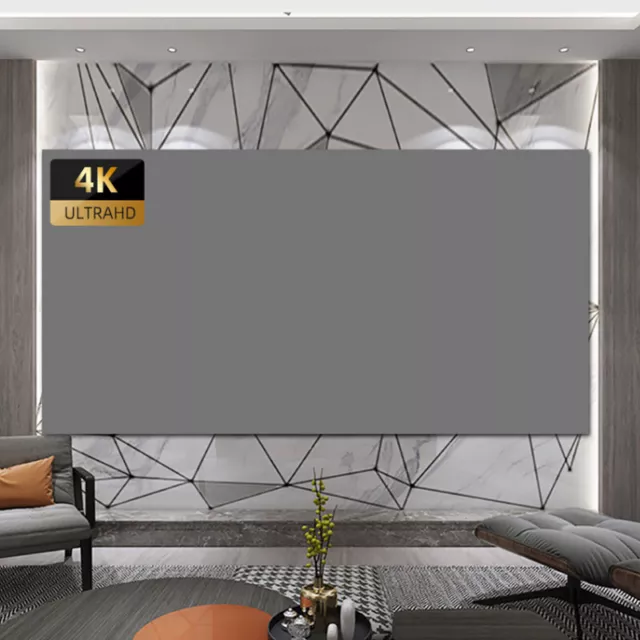4K HD 60"-100" Projection Screen Anti-Light Projector Screen Curtains Material