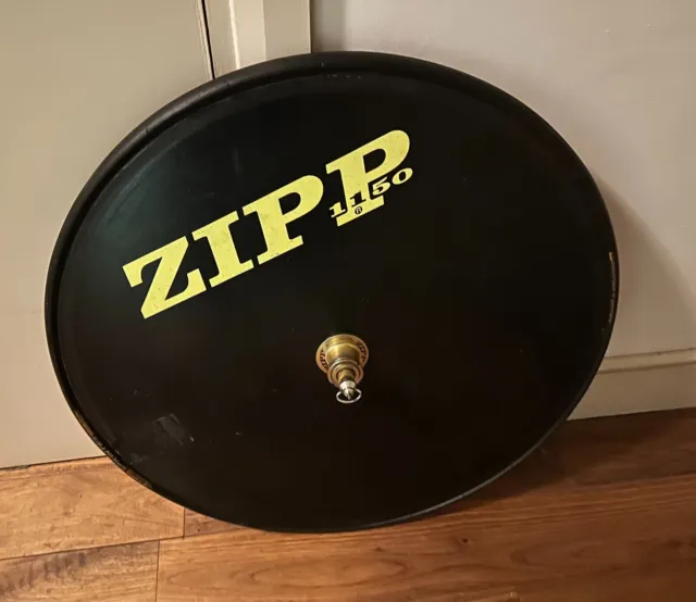Vintage 90's ZIPP 1150 Carbon Rear Tubular Disc Wheel 700c -Track TT- Fixed