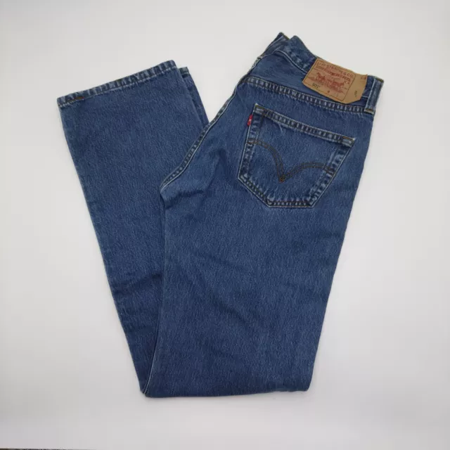 Levi's 501 XX Jeans W32 L34 Blue Men's Straight Button Fly Mid Rise Demin