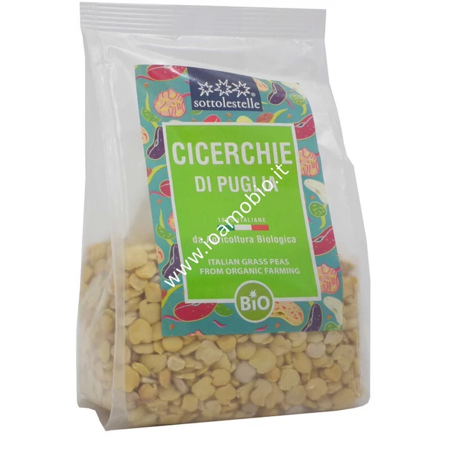 Cicerchie sgusciate 400g - Legumi Secchi Biologici Sottolestelle