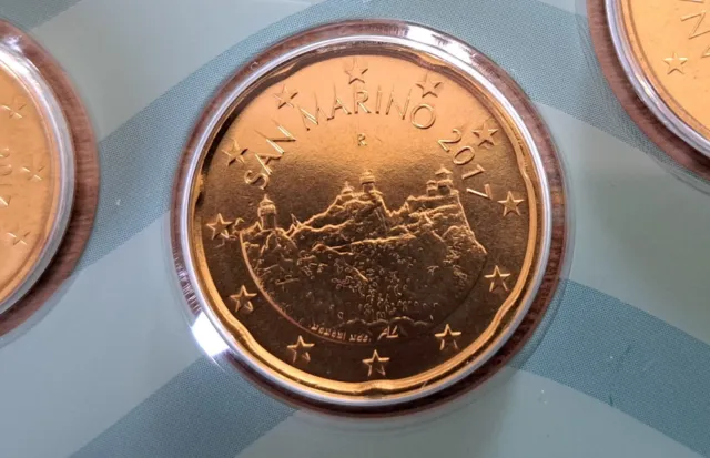 SAN MARINO 2017 20 Cent aus dem Kursmünzensatz