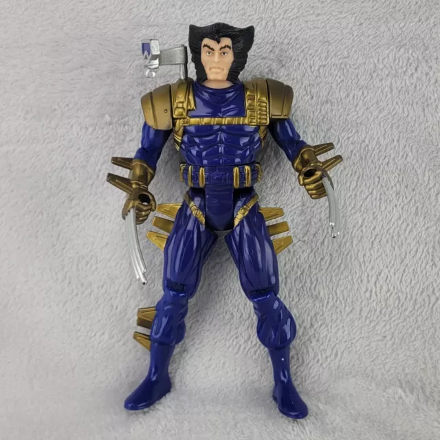 X-Men Metallic Mutants Spy Wolverine Marvel Comics 10" Toy Biz Figure 1994