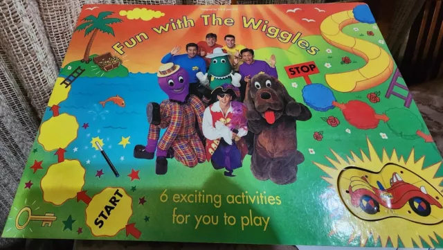 Fun With The Wiggles 6 Exciting Activities For You To Play Board Book 1977