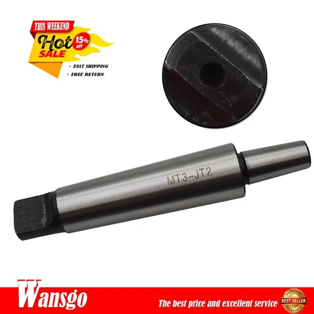 Morse Taper #3 MT3 Jacobs Taper #2 JT2 3MT To 2JT End Type Drill Chuck Arbor