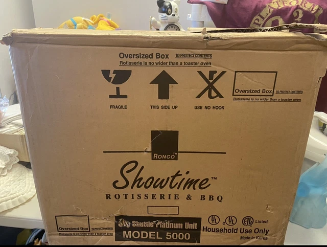 RONCO Showtime 5000 Platinum Rotisserie & BBQ w/ Accessories NEW
