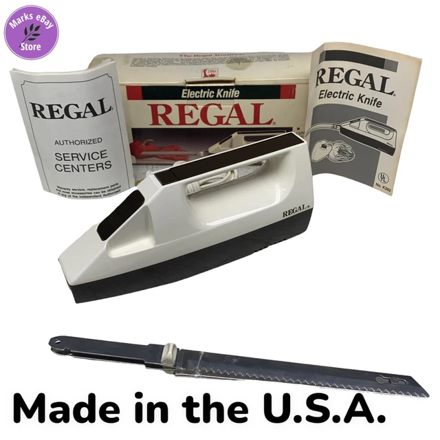 VINTAGE REGAL ELECTRIC Knife 382 Made in USA Carving Knife Poultry