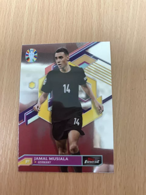 Topps Finest Euro 2024 Trading Card Jamal Musiala Germany