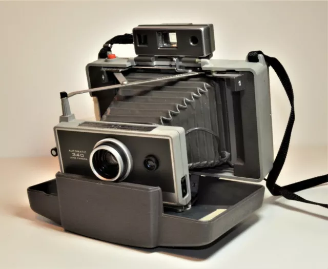 Polaroid 340 Automático de Tierra Cámara Con Correa No Probado