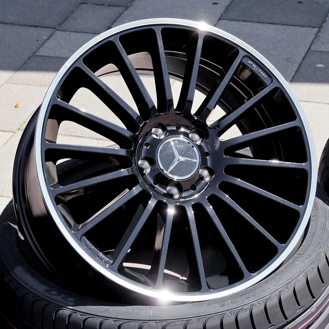 19 Pollici Cerchi KT15 per Mercedes Gla GLA45 AMG GLK ET45 5x112 ABE Nero